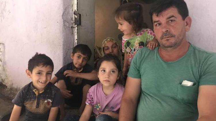 Diyarbakırda, engelli baba ve ailesinin zorlu yaşam mücadelesi