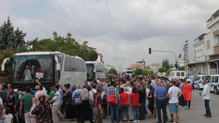 Osmaniyeden ilk hac kafilesi dualarla uğurlandı