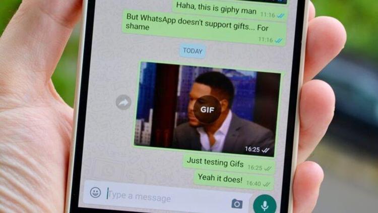 Whatsapptan gif gönderme işlemi nasıl yapılır