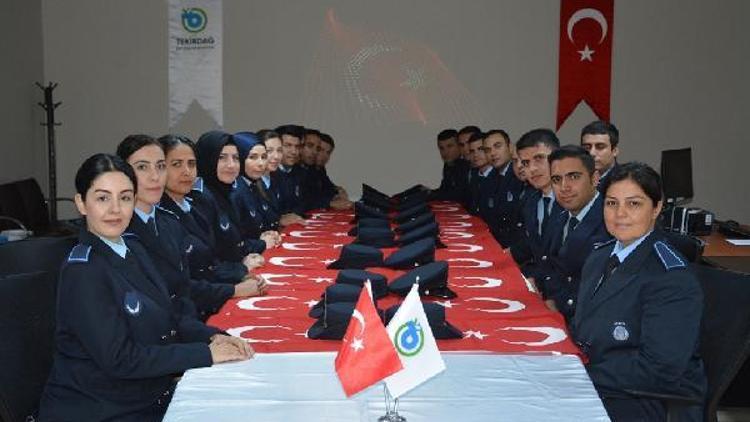 Tekirdağda 19 zabıta yemin ederek göreve başladı