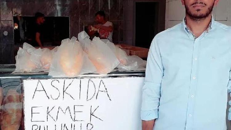 Tomarza Ülkü Ocaklarından Askıda Ekmek kampanyası