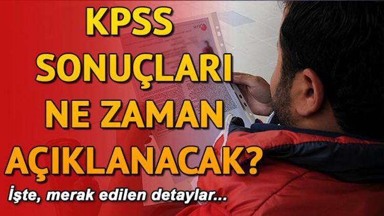 KPSS soru ve cevapları yayımlandı mı Sonuçlar ne zaman açıklanacak