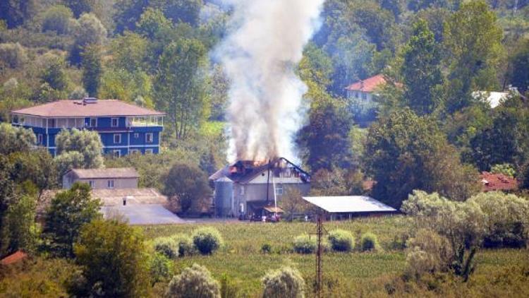 Önce patlama sesi duyuldu sonra yangın çıktı