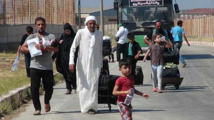 Bayram ziyaretine giden 49 bin Suriyeli döndü