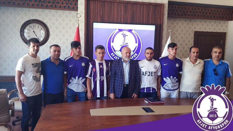 Afjet Afyonspor, altyapıdan 4 oyuncusuyla sözleşme imzaladı