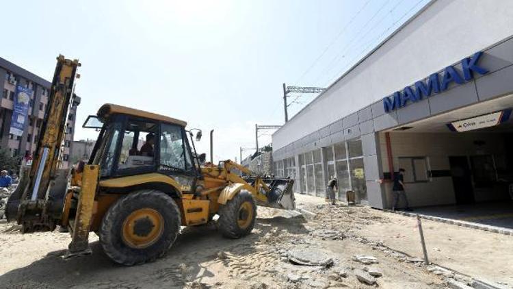 Mamak’ta yeşil alan ve çevre düzenlemesi çalışmaları devam ediyor