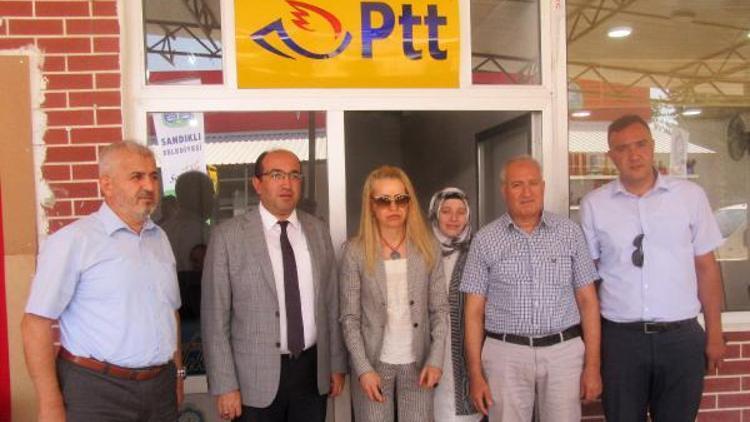 Kaplıcalara PTT şubesi açıldı