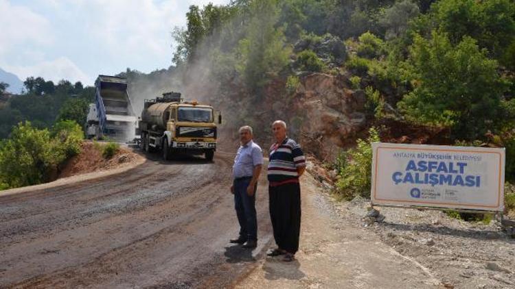 Süleymanlar yolu yenileniyor