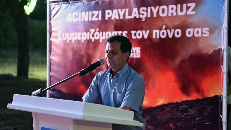 Yunanistandaki yangında ölen mübadiller Fethiyede anıldı