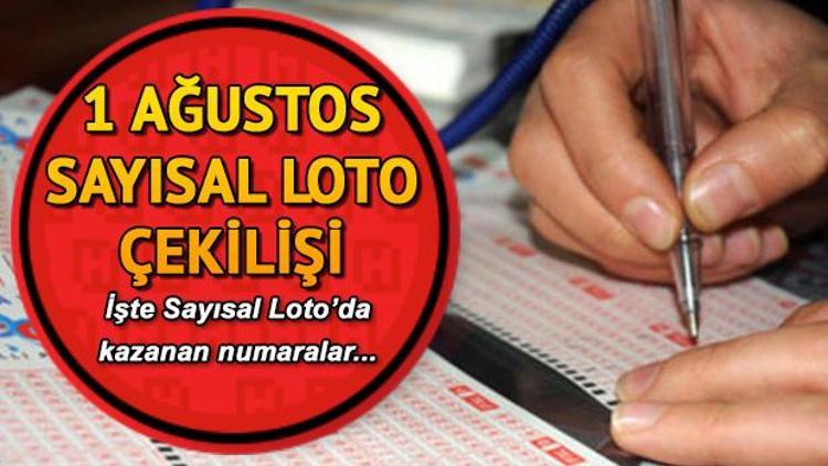 1 Ağustos Sayısal Loto sonuçları açıklandı | MPİ Sayısal Loto sorgulama sayfası