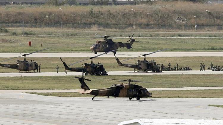 Onlarca helikopter Ankara’dan ayrıldı