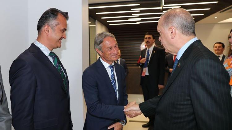 Cumhurbaşkanı Erdoğan, Muhsin Ertuğral ile görüştü