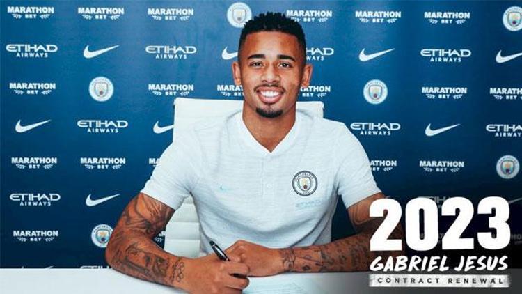 Manchester City, Gabriel Jesusun sözleşmesini uzattı