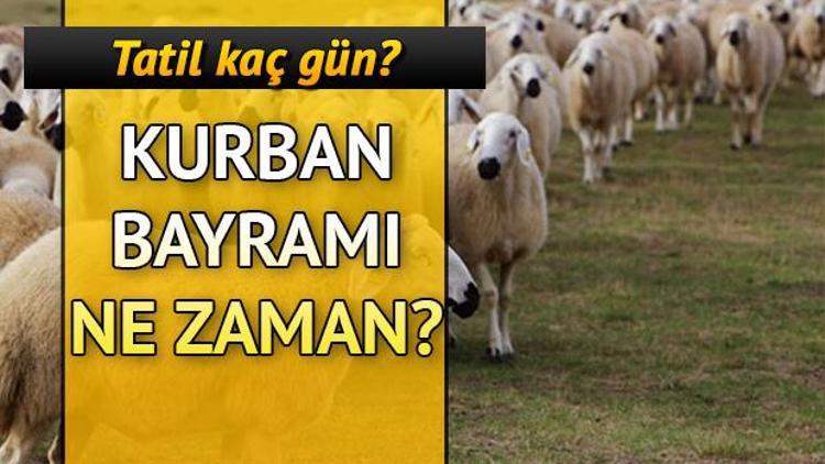 Kurban Bayramı ne zaman kaç gün Tatilciler için sefer müjdesi