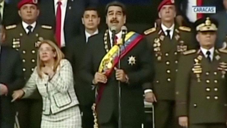 Son dakika... Venezuela Devlet Başkanı Maduroya suikast girişimi