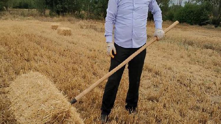 Kaymakam Düzgün, baba evinde çiftçilik yapıyor