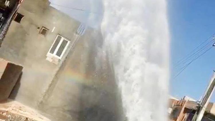 Şanlıurfa’da boru patladı; evleri su bastı