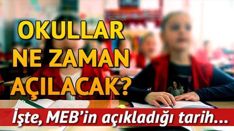 Okullar ne zaman açılacak Yaz tatilinin bitmesine kaç gün kaldı