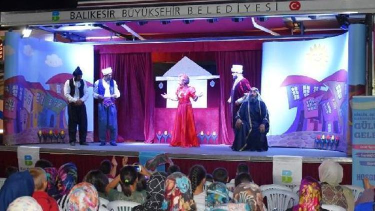 Balıkesirde Geleneksel Türk Tiyatrosu çocuklarla buluşuyor