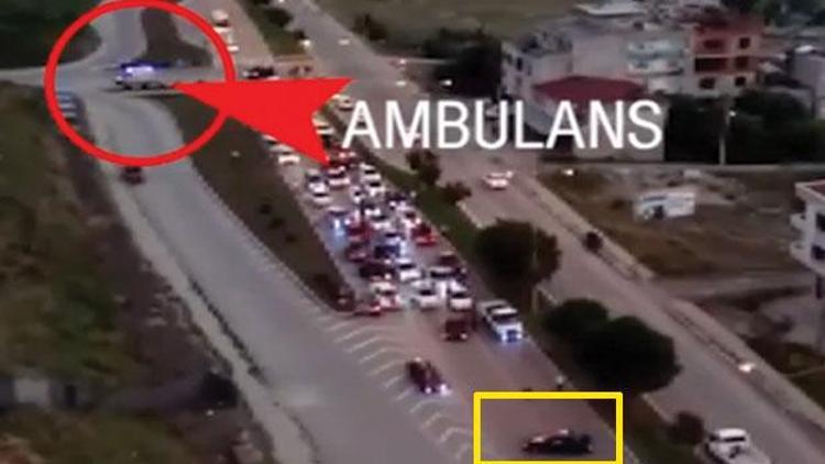 Samsun’da taşlarla ambulansın camlarını kırdılar