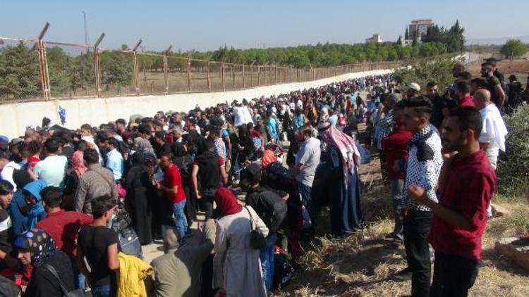 Bayram için ülkesine giden Suriyeli sayısı 7 bini aştı
