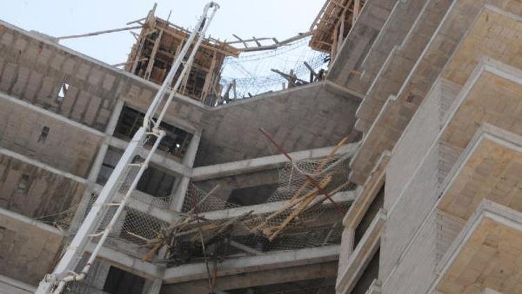 Niğde’de inşaatta kalıp çöktü: 1 işçi ağır yaralı