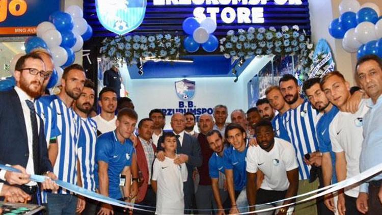 Erzurumsporun lisanslı ürün mağazası açıldı