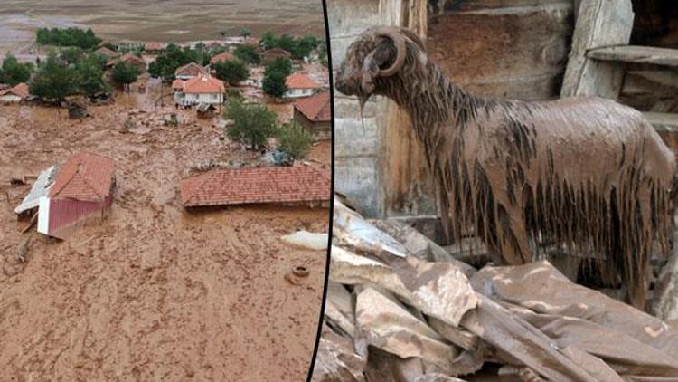 Son dakika... Elmalıyı yine sel vurdu...