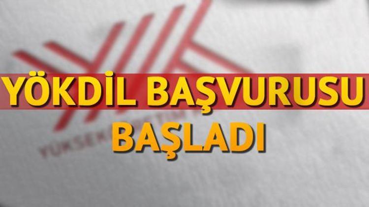 YÖKDİL başvurusu nasıl yapılır YÖKDİL başvuru ekranı