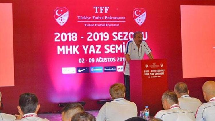 TFF Merkez Hakem Kurulu Yaz Semineri sona erdi