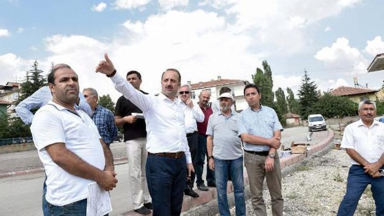 Başkan Akgül, köy konağını denetledi
