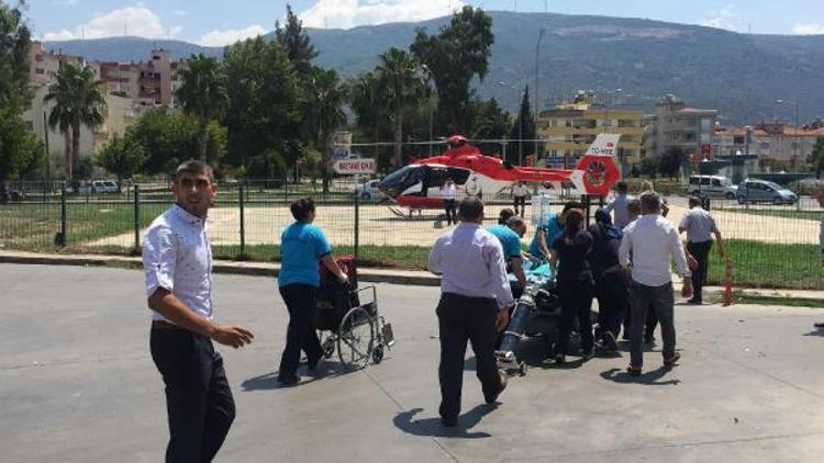 Tirede üzerine kaynar süt dökülen 2 yaşındaki çocuk yaralandı