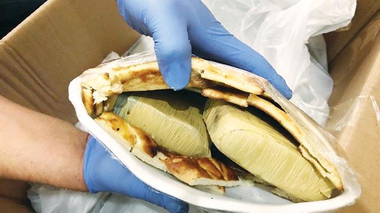 Çörek arası 26 kilo eroin