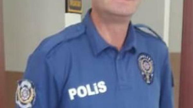 Görevde kalp krizinden hayatını kaybeden polis, toprağa verildi