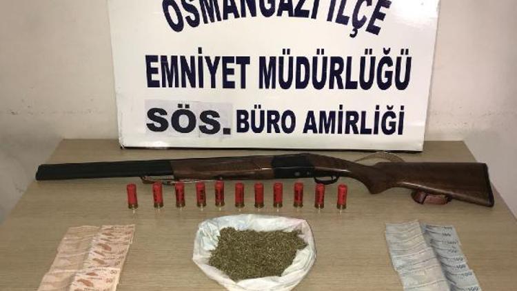Bursada polis ve bekçilerden uyuşturucu operasyonu: 5 gözaltı