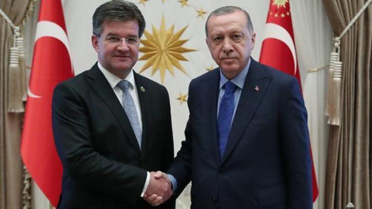 Cumhurbaşkanı Erdoğan, BM Genel Kurul Başkanı Miroslav Lajcakı kabul etti