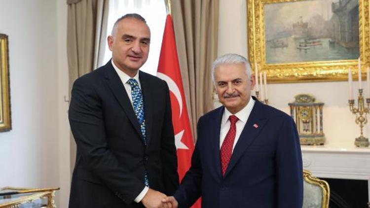 TBMM Başkanı Yıldırım, Kültür ve Turizm Bakanı Ersoyu kabul etti