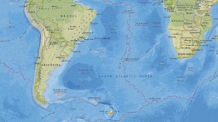 Güney Sandwich Adaları’nda 6.1 büyüklüğünde deprem