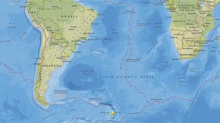 Güney Sandwich Adalarında 6.1 büyüklüğünde deprem
