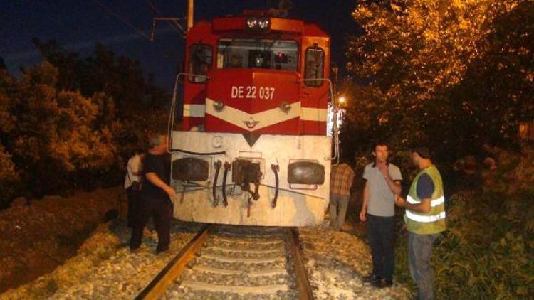 Bandırmada yük treninin önüne atlayan kişi öldü