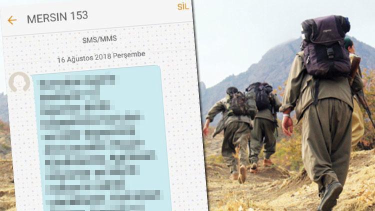 ‘Mersin153’ adıyla telefonlara gelen PKK mesajı ile ilgili flaş gelişme
