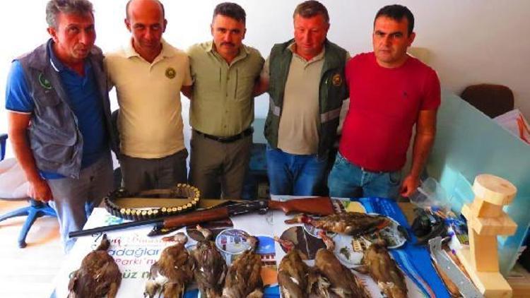 Kuş cennetinde kaçak avcıya 10 bin lira para cezası