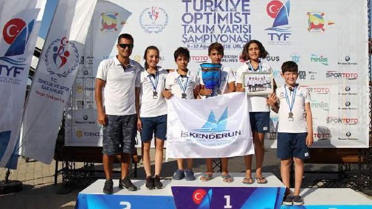 İskenderun Optimist takımı Türkiye ikincisi oldu
