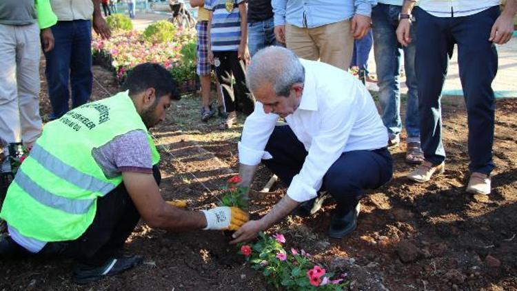 Başkan Demirkol, peyzaj çalışmalarını inceledi