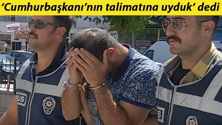 Sahte altınları bozdurmak isterken suçüstü yakalandı