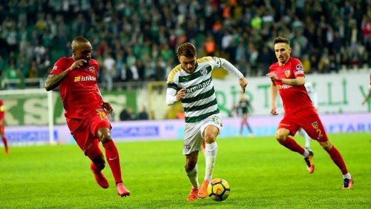 Bursaspor sahasında Kayserisporu ağırlıyor