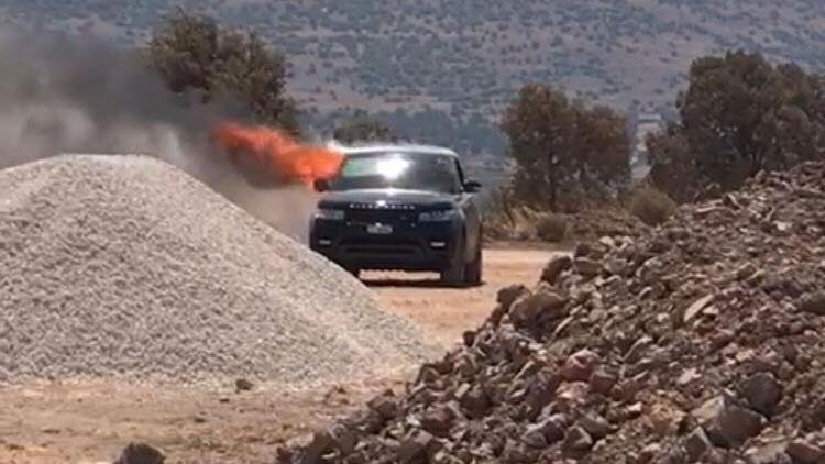 Lüks cip adeta eridi Söndürüldükten sonra görenler şok oldu...