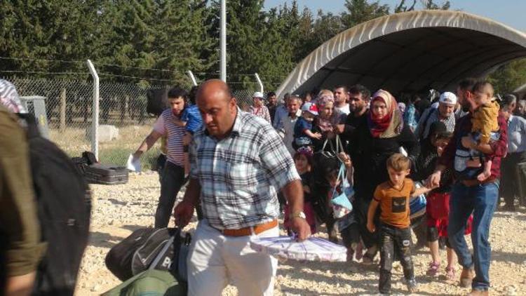 Suriyelilerin Öncüpınar Kapısında son gün yoğunluğu