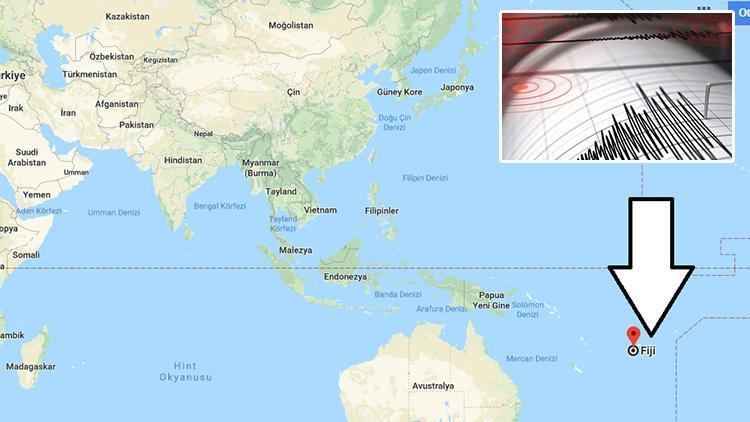 Fijide 8,2 büyüklüğünde deprem
