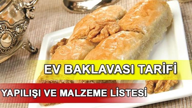 Ev baklavası tarifi | Evde baklava nasıl yapılır